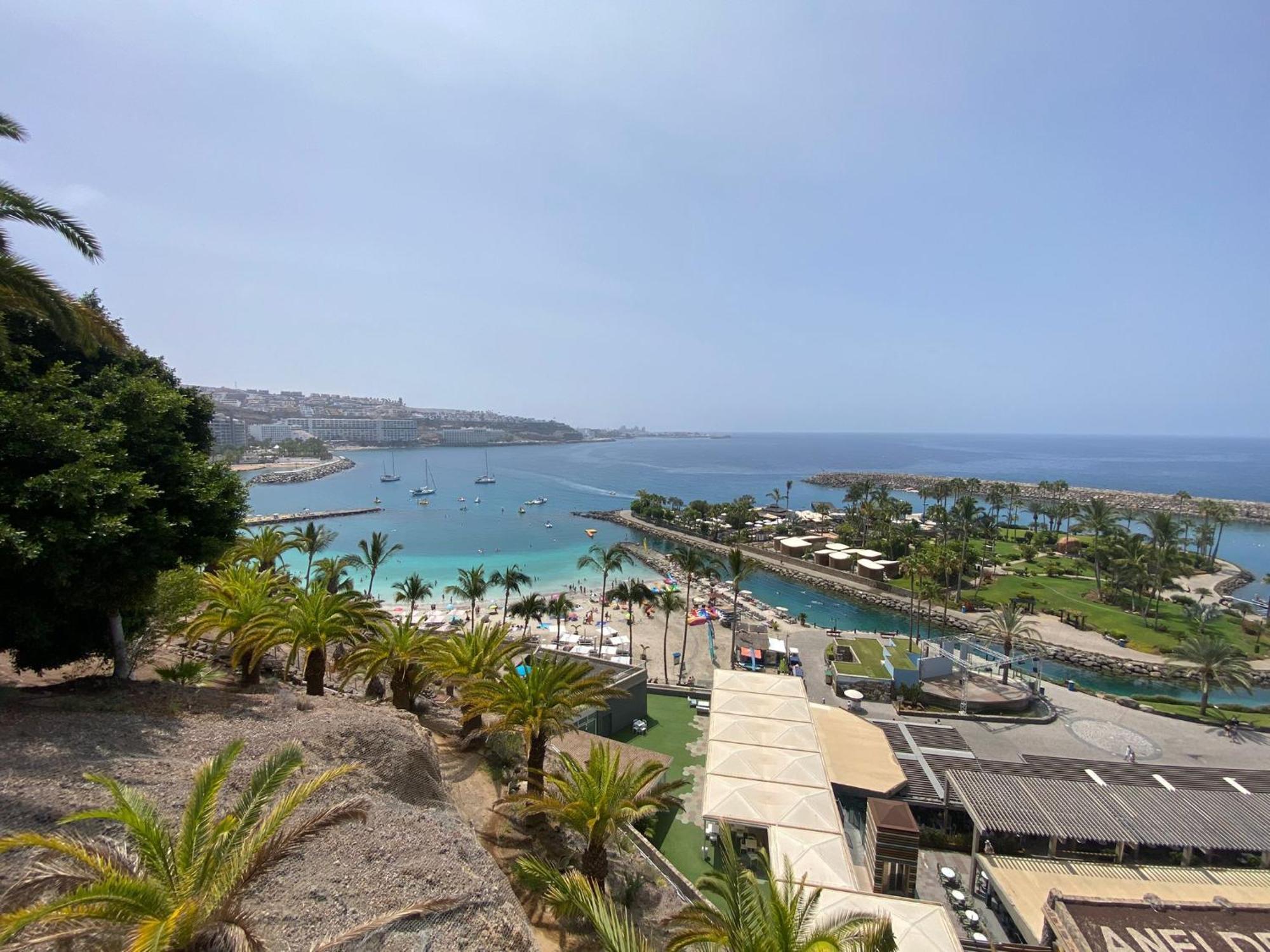 Sunset Balcony With Ocean Views Villa Mogan Exterior photo